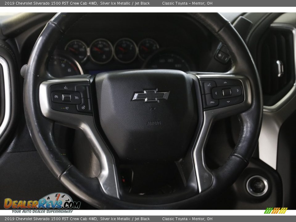 2019 Chevrolet Silverado 1500 RST Crew Cab 4WD Silver Ice Metallic / Jet Black Photo #7