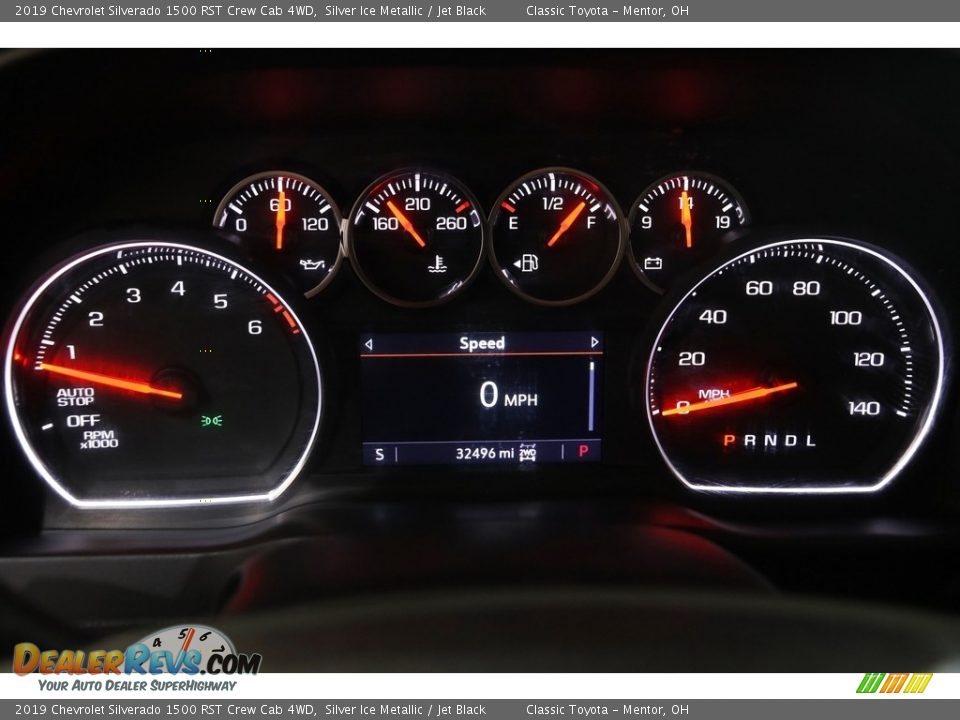 2019 Chevrolet Silverado 1500 RST Crew Cab 4WD Silver Ice Metallic / Jet Black Photo #8