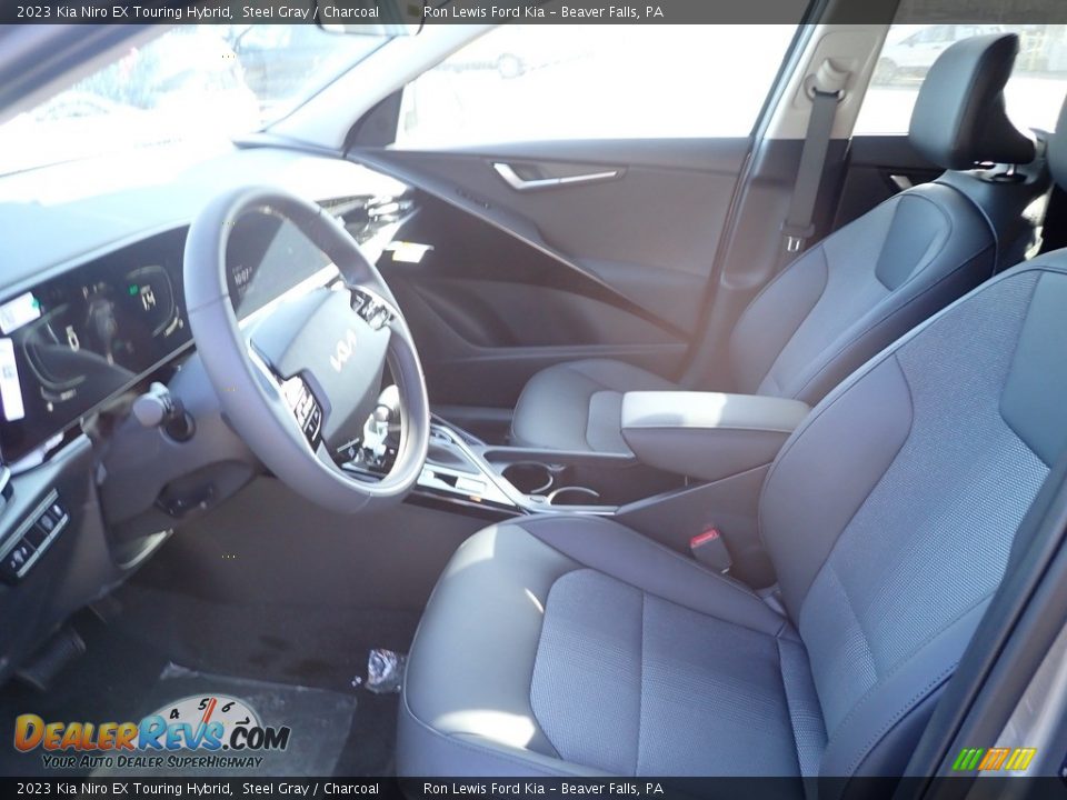 2023 Kia Niro EX Touring Hybrid Steel Gray / Charcoal Photo #14