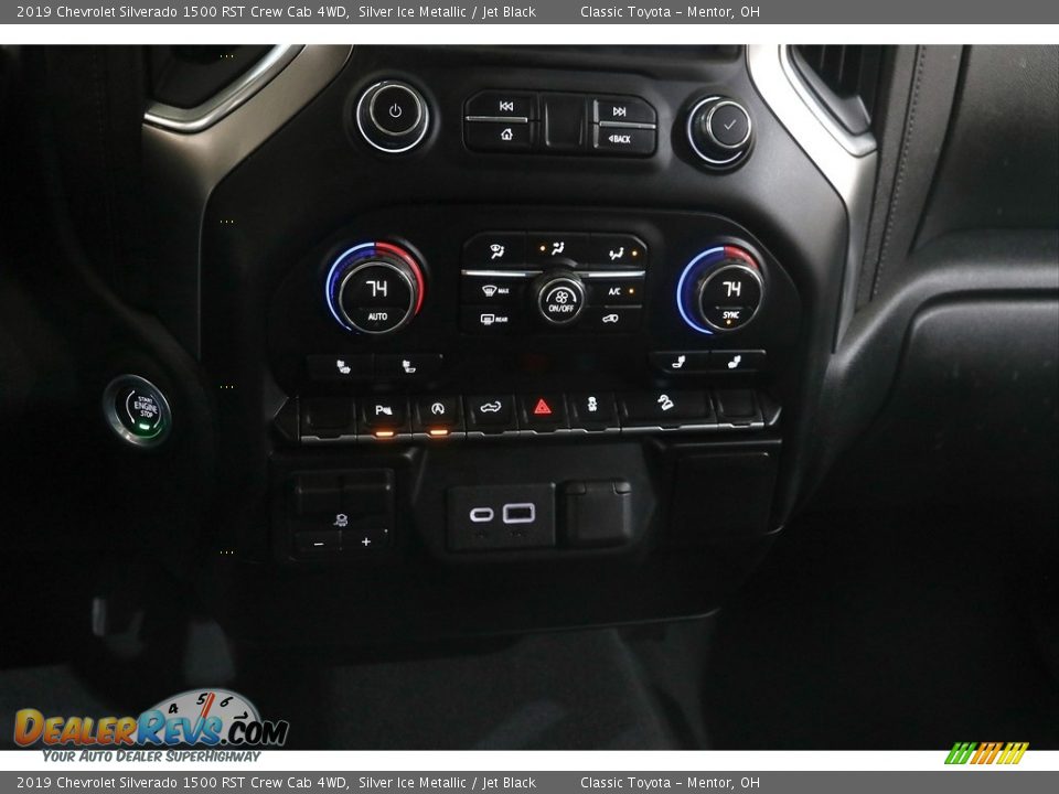 2019 Chevrolet Silverado 1500 RST Crew Cab 4WD Silver Ice Metallic / Jet Black Photo #13