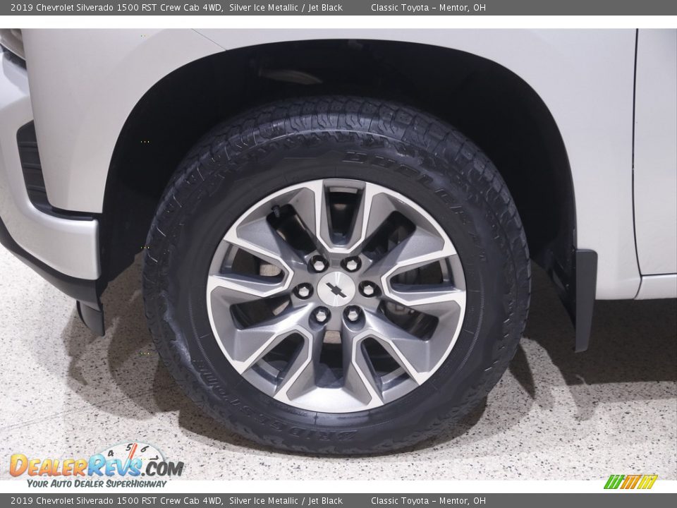 2019 Chevrolet Silverado 1500 RST Crew Cab 4WD Silver Ice Metallic / Jet Black Photo #20