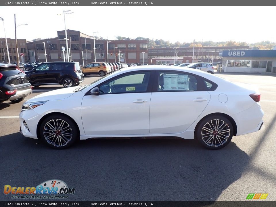 2023 Kia Forte GT Snow White Pearl / Black Photo #5