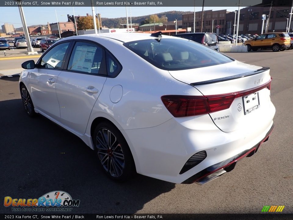 2023 Kia Forte GT Snow White Pearl / Black Photo #6