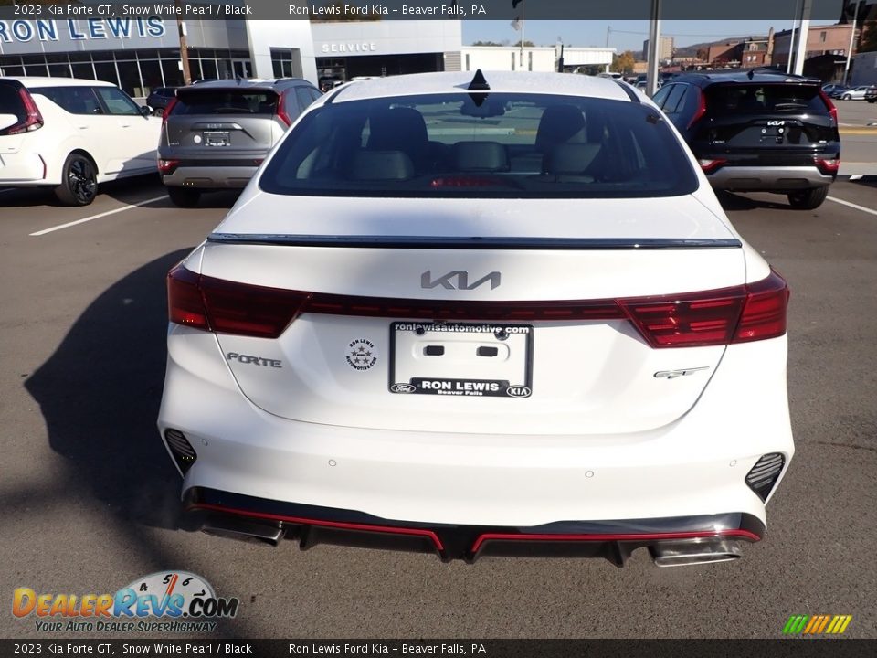 2023 Kia Forte GT Snow White Pearl / Black Photo #7