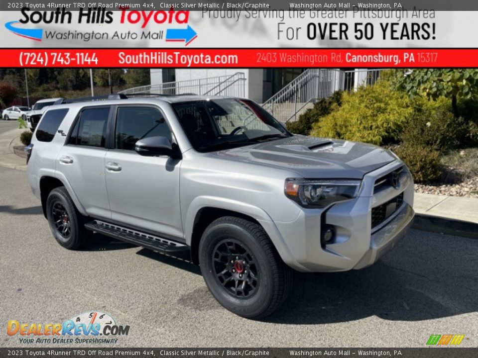 2023 Toyota 4Runner TRD Off Road Premium 4x4 Classic Silver Metallic / Black/Graphite Photo #1