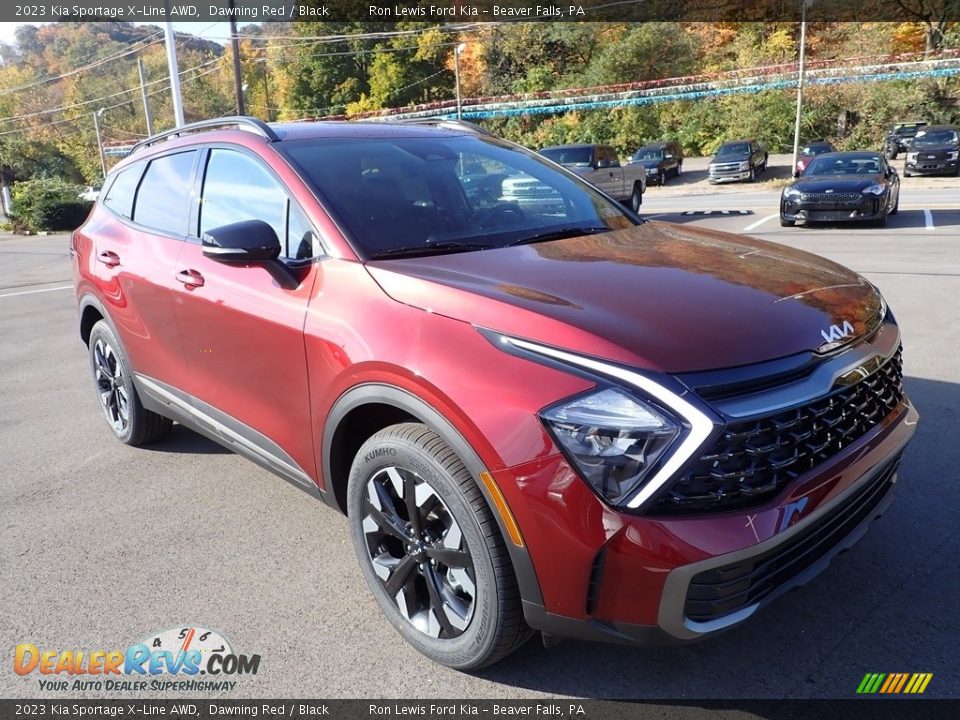 2023 Kia Sportage X-Line AWD Dawning Red / Black Photo #2