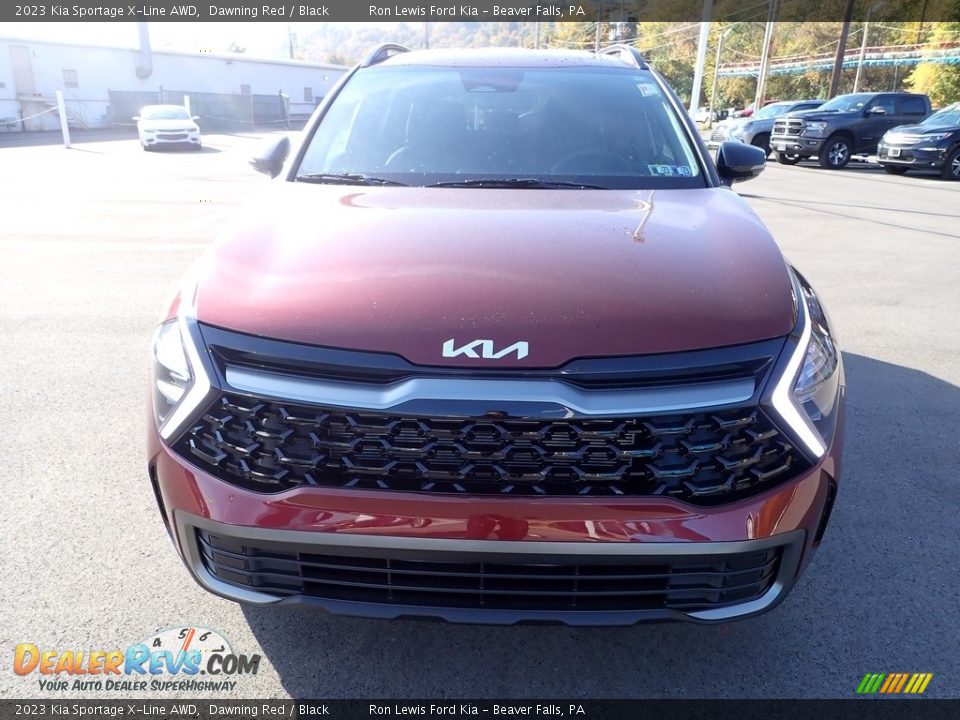 2023 Kia Sportage X-Line AWD Dawning Red / Black Photo #3