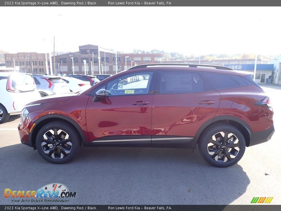 2023 Kia Sportage X-Line AWD Dawning Red / Black Photo #5