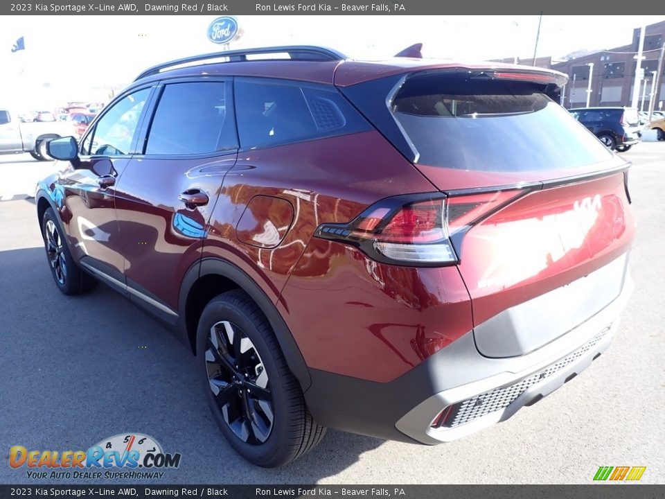 2023 Kia Sportage X-Line AWD Dawning Red / Black Photo #6