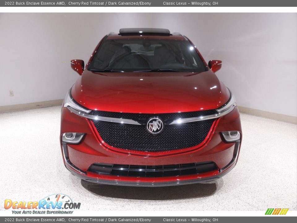 2022 Buick Enclave Essence AWD Cherry Red Tintcoat / Dark Galvanized/Ebony Photo #2