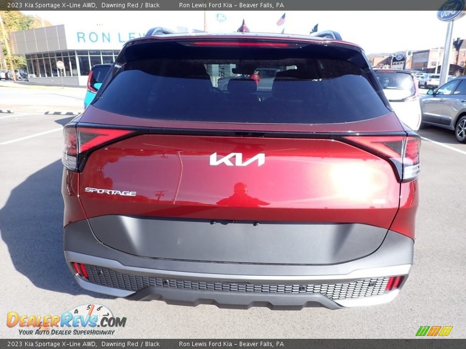 2023 Kia Sportage X-Line AWD Dawning Red / Black Photo #7
