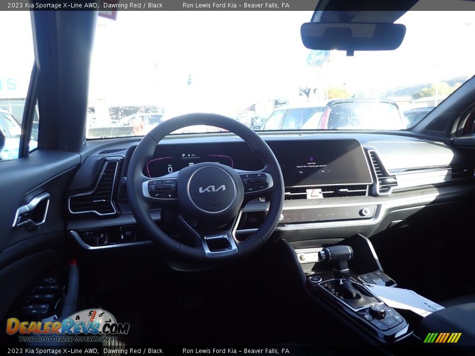 2023 Kia Sportage X-Line AWD Dawning Red / Black Photo #13