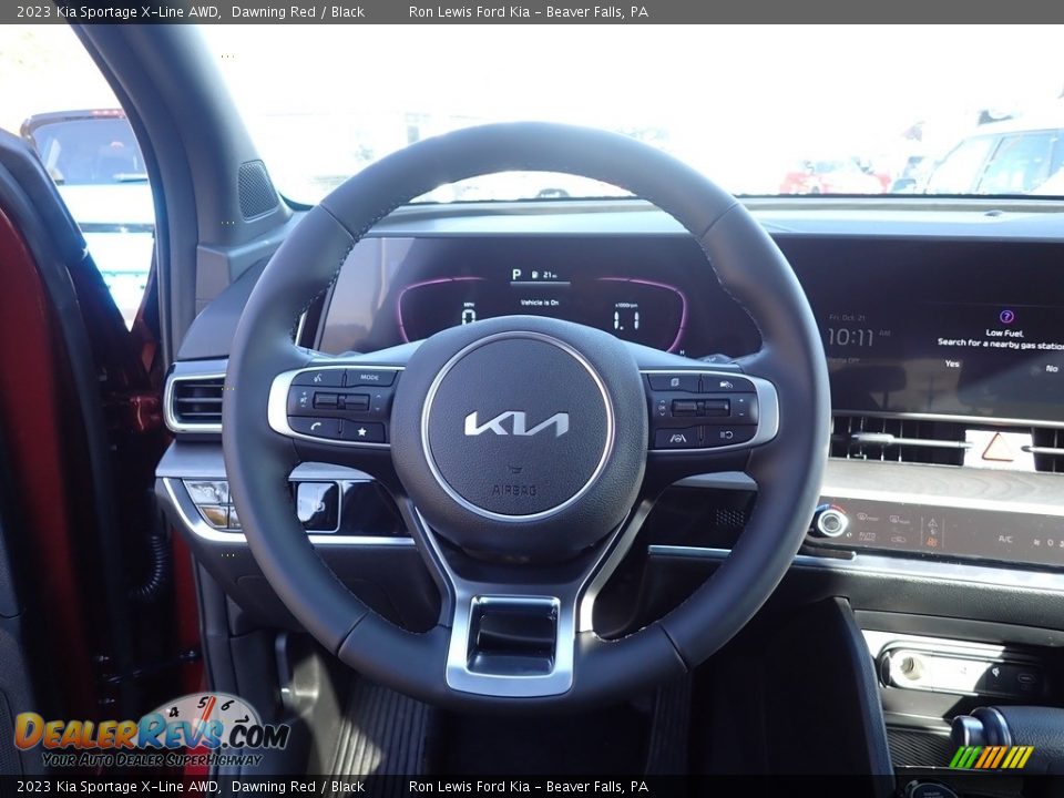 2023 Kia Sportage X-Line AWD Dawning Red / Black Photo #19