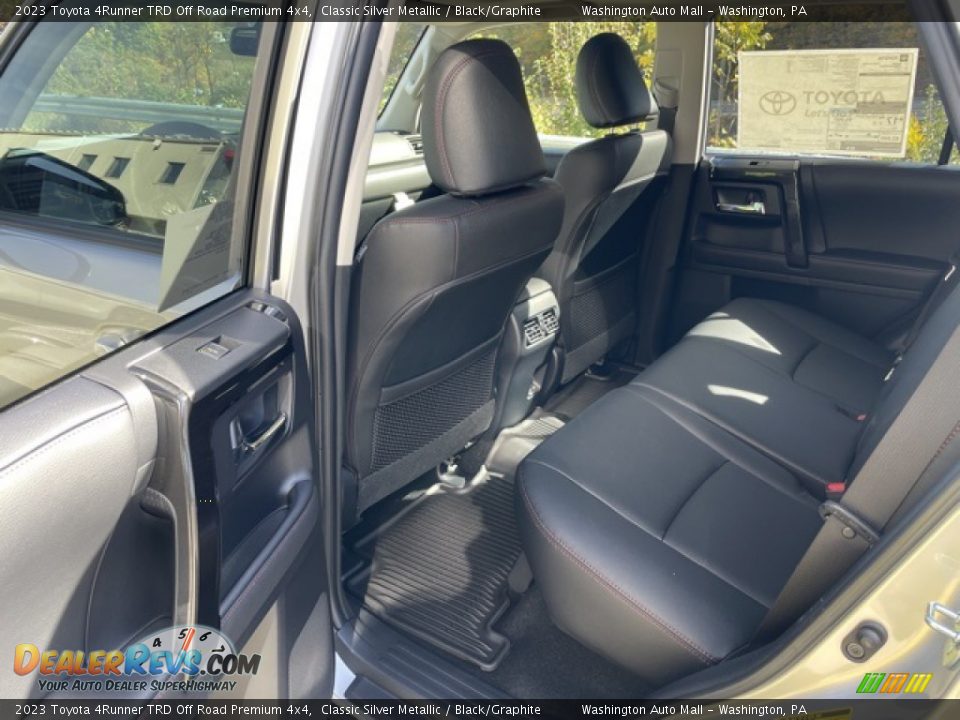 Rear Seat of 2023 Toyota 4Runner TRD Off Road Premium 4x4 Photo #23