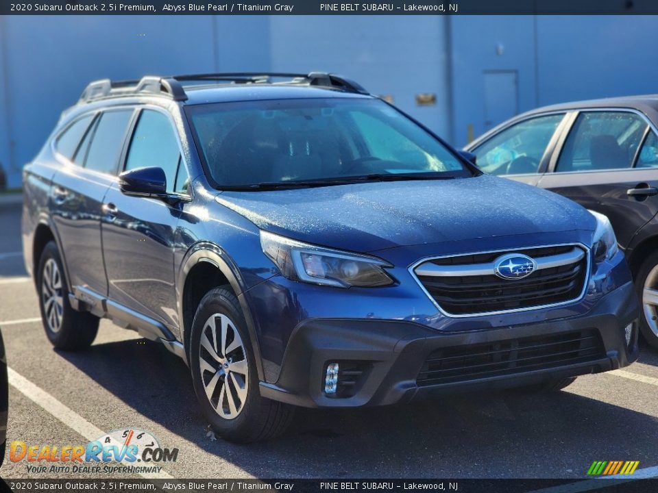 2020 Subaru Outback 2.5i Premium Abyss Blue Pearl / Titanium Gray Photo #4