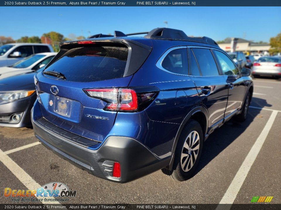 2020 Subaru Outback 2.5i Premium Abyss Blue Pearl / Titanium Gray Photo #6