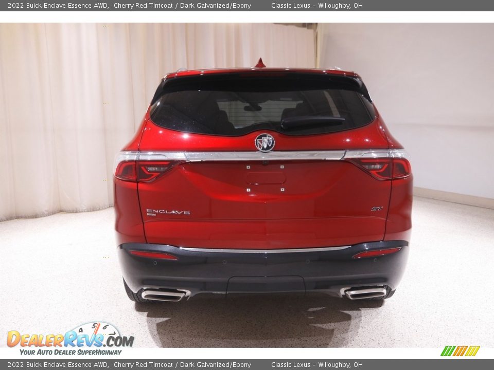 2022 Buick Enclave Essence AWD Cherry Red Tintcoat / Dark Galvanized/Ebony Photo #24