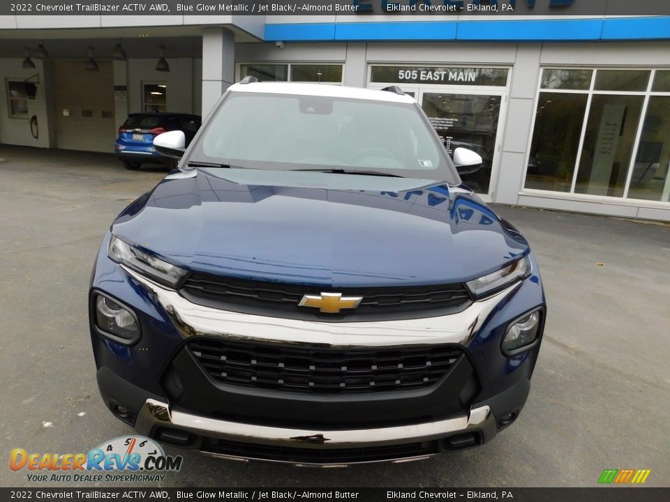 2022 Chevrolet TrailBlazer ACTIV AWD Blue Glow Metallic / Jet Black/­Almond Butter Photo #3