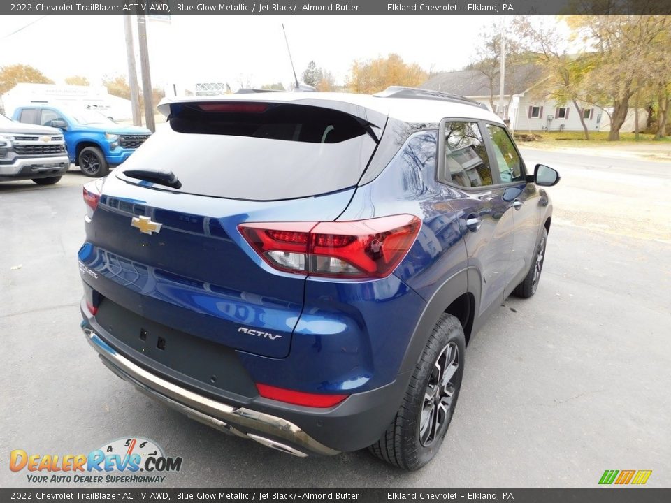 2022 Chevrolet TrailBlazer ACTIV AWD Blue Glow Metallic / Jet Black/­Almond Butter Photo #8