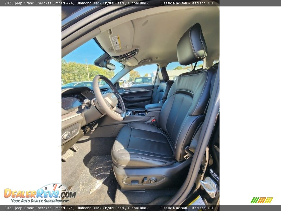 2023 Jeep Grand Cherokee Limited 4x4 Diamond Black Crystal Pearl / Global Black Photo #2