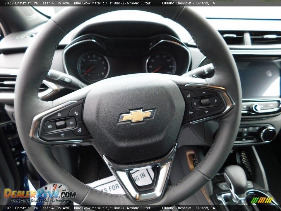 2022 Chevrolet TrailBlazer ACTIV AWD Blue Glow Metallic / Jet Black/­Almond Butter Photo #22