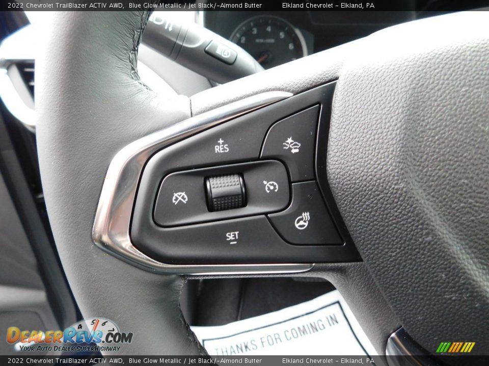 2022 Chevrolet TrailBlazer ACTIV AWD Blue Glow Metallic / Jet Black/­Almond Butter Photo #24