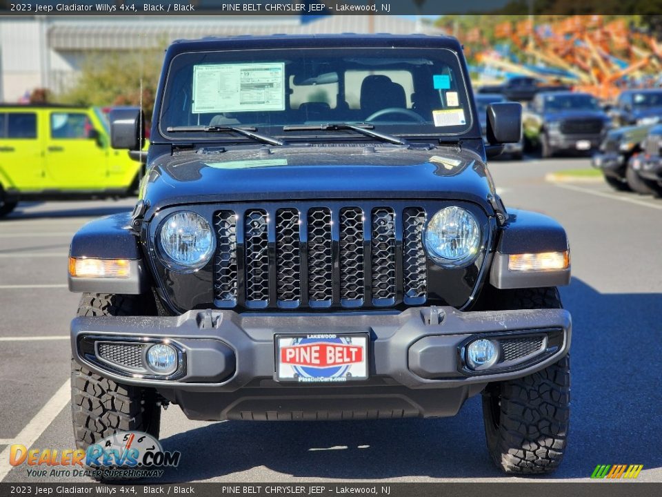 2023 Jeep Gladiator Willys 4x4 Black / Black Photo #2