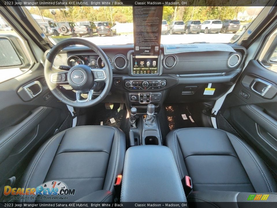 2023 Jeep Wrangler Unlimited Sahara 4XE Hybrid Bright White / Black Photo #4