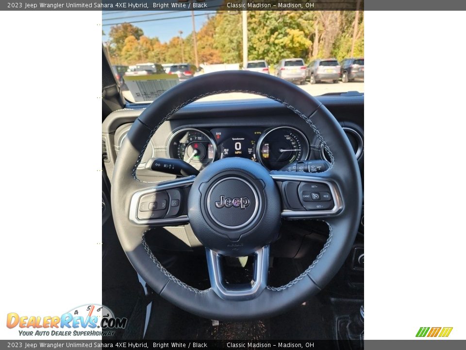 2023 Jeep Wrangler Unlimited Sahara 4XE Hybrid Bright White / Black Photo #5