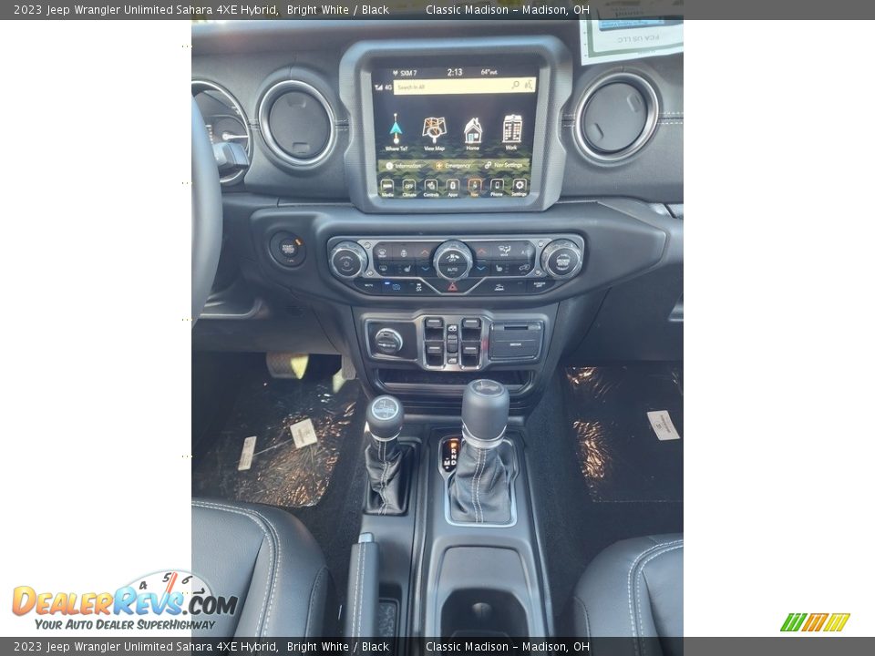 2023 Jeep Wrangler Unlimited Sahara 4XE Hybrid Bright White / Black Photo #6