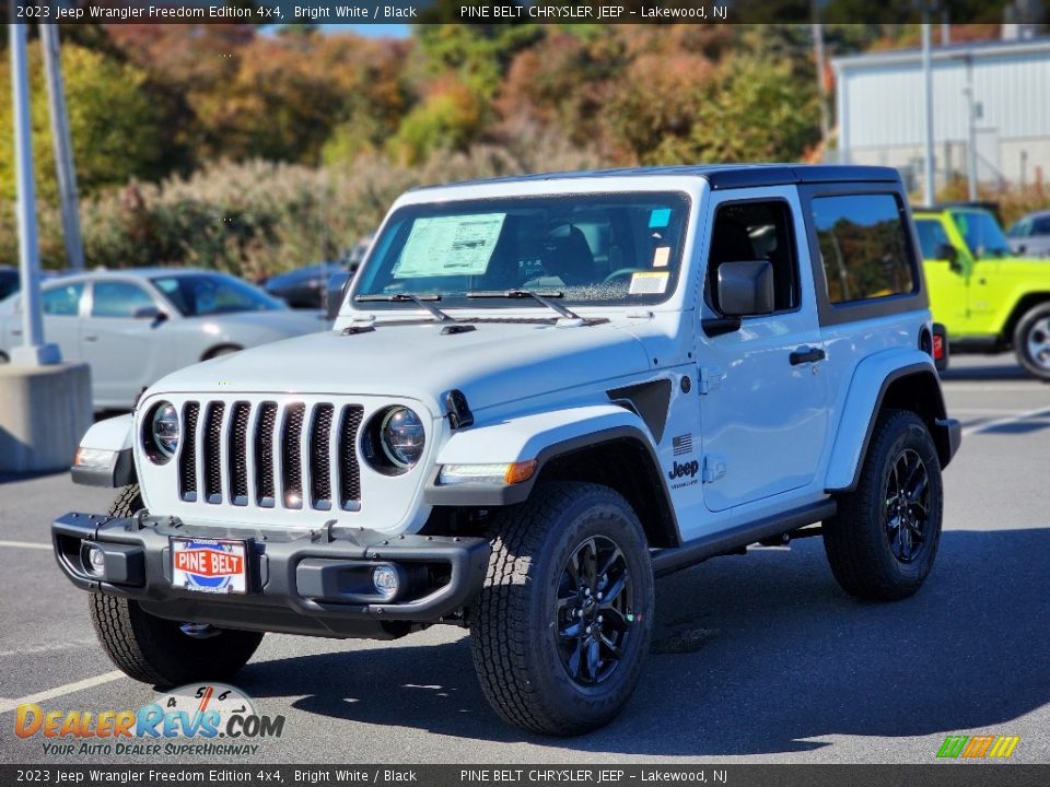 Front 3/4 View of 2023 Jeep Wrangler Freedom Edition 4x4 Photo #1