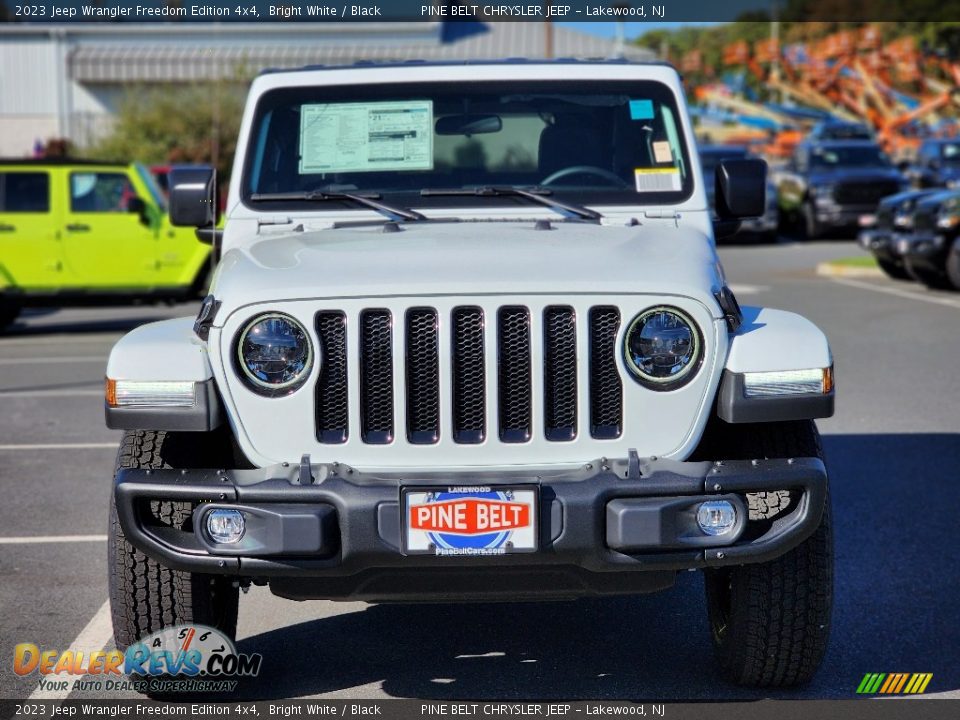 2023 Jeep Wrangler Freedom Edition 4x4 Bright White / Black Photo #2