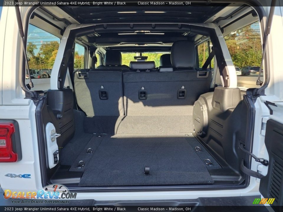 2023 Jeep Wrangler Unlimited Sahara 4XE Hybrid Bright White / Black Photo #11