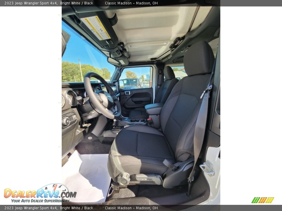 2023 Jeep Wrangler Sport 4x4 Bright White / Black Photo #2