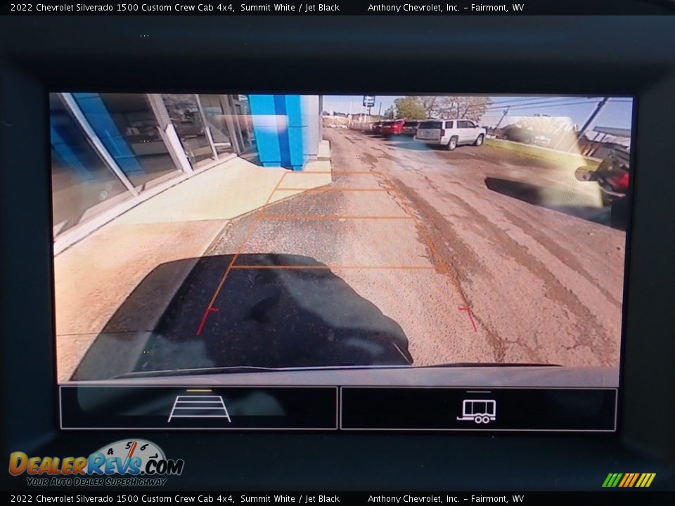 2022 Chevrolet Silverado 1500 Custom Crew Cab 4x4 Summit White / Jet Black Photo #19