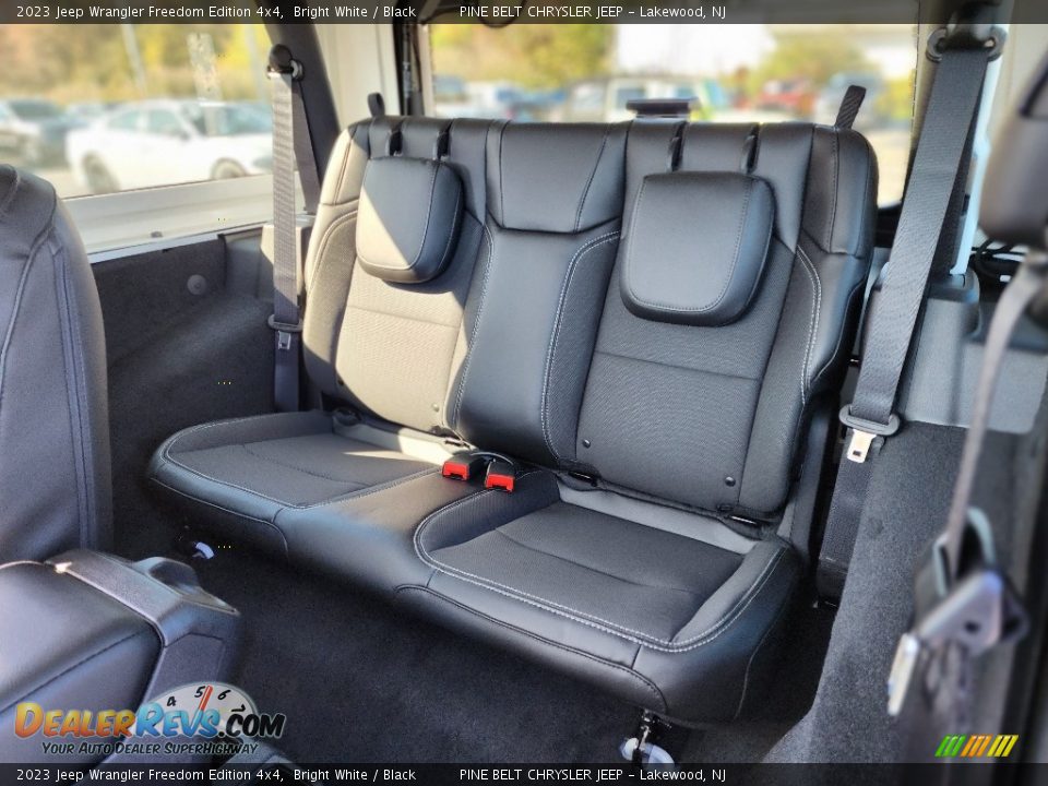 Rear Seat of 2023 Jeep Wrangler Freedom Edition 4x4 Photo #7