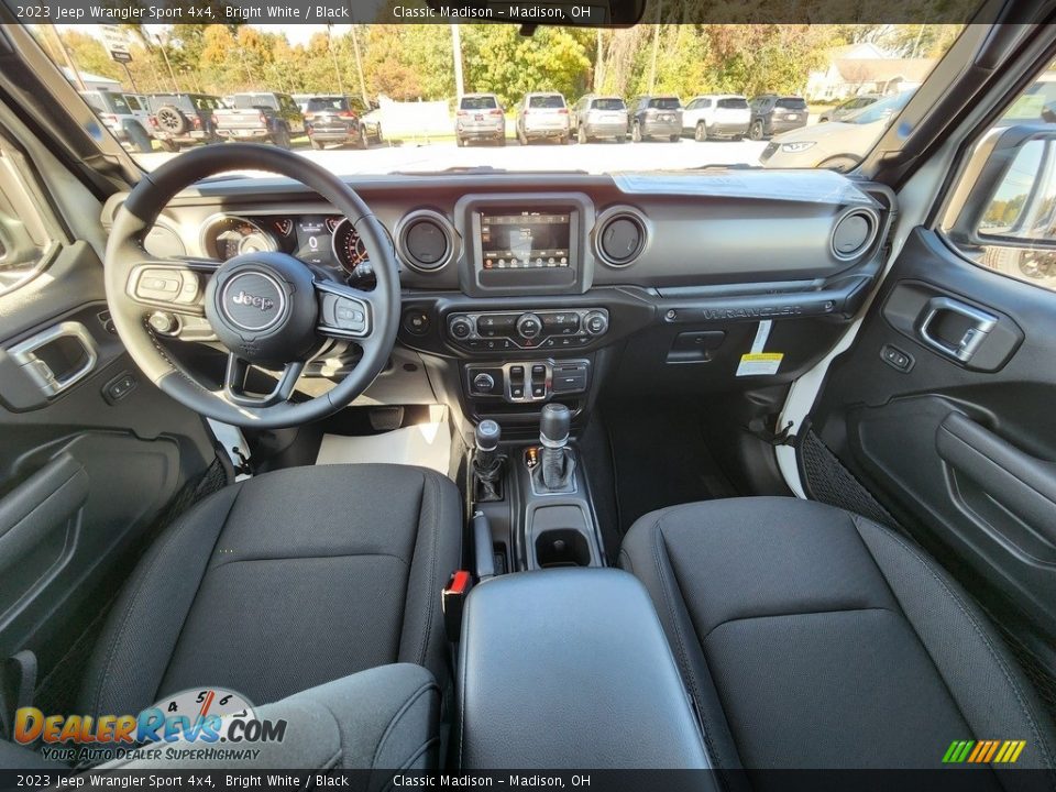 2023 Jeep Wrangler Sport 4x4 Bright White / Black Photo #4