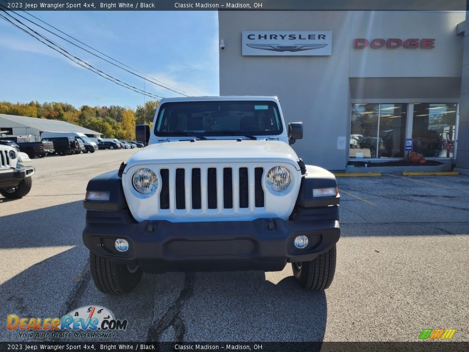 2023 Jeep Wrangler Sport 4x4 Bright White / Black Photo #7