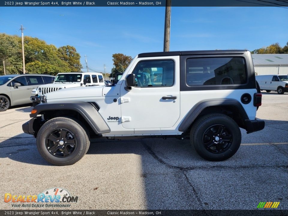 2023 Jeep Wrangler Sport 4x4 Bright White / Black Photo #8