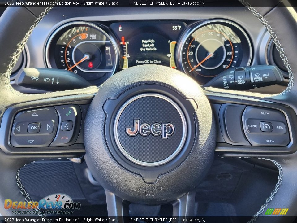 2023 Jeep Wrangler Freedom Edition 4x4 Steering Wheel Photo #12