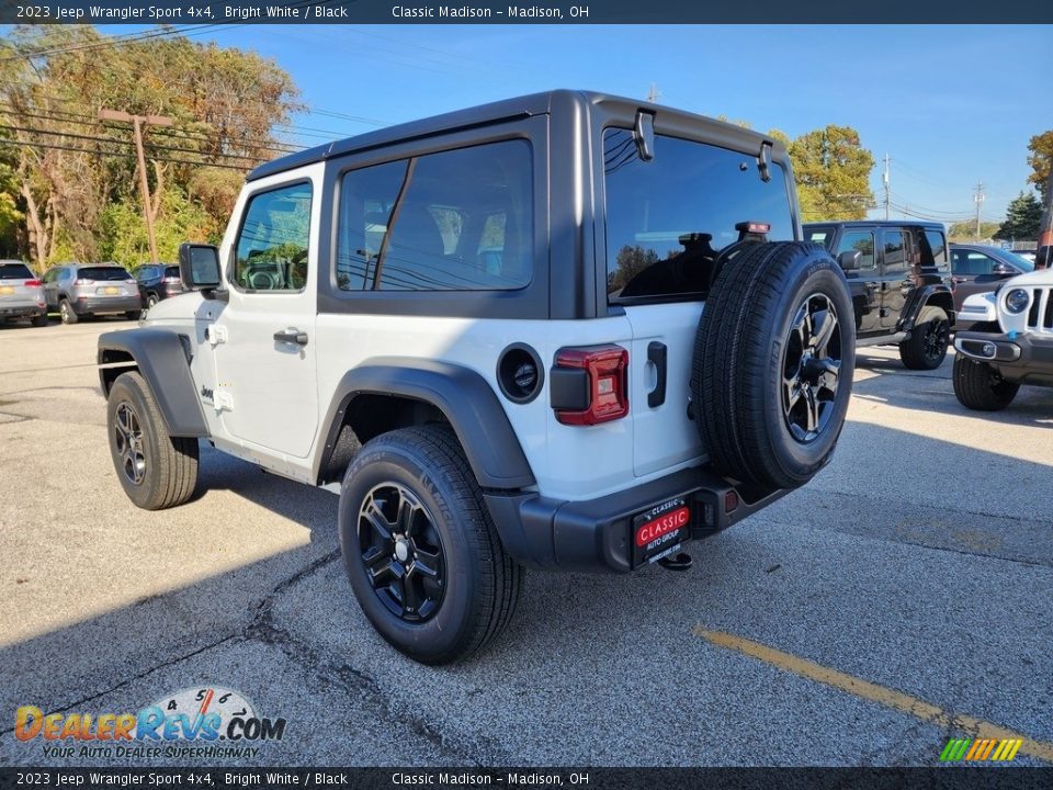 2023 Jeep Wrangler Sport 4x4 Bright White / Black Photo #9