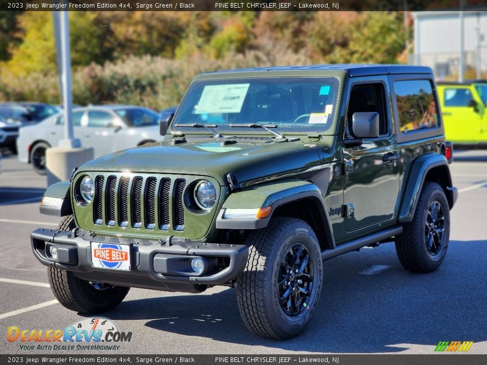 2023 Jeep Wrangler Freedom Edition 4x4 Sarge Green / Black Photo #1