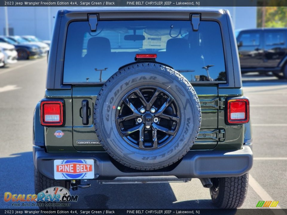 2023 Jeep Wrangler Freedom Edition 4x4 Sarge Green / Black Photo #5