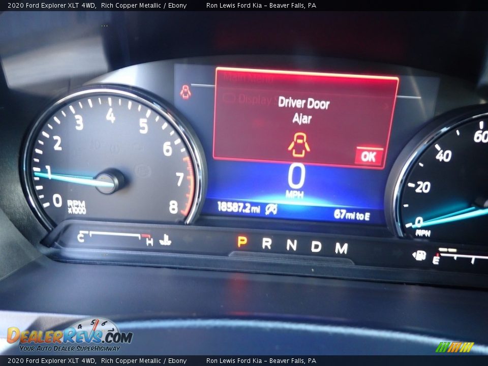 2020 Ford Explorer XLT 4WD Rich Copper Metallic / Ebony Photo #17