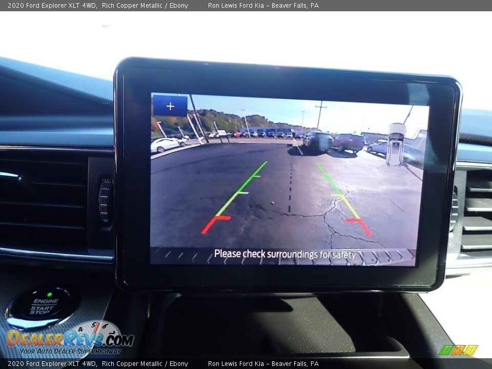 2020 Ford Explorer XLT 4WD Rich Copper Metallic / Ebony Photo #19
