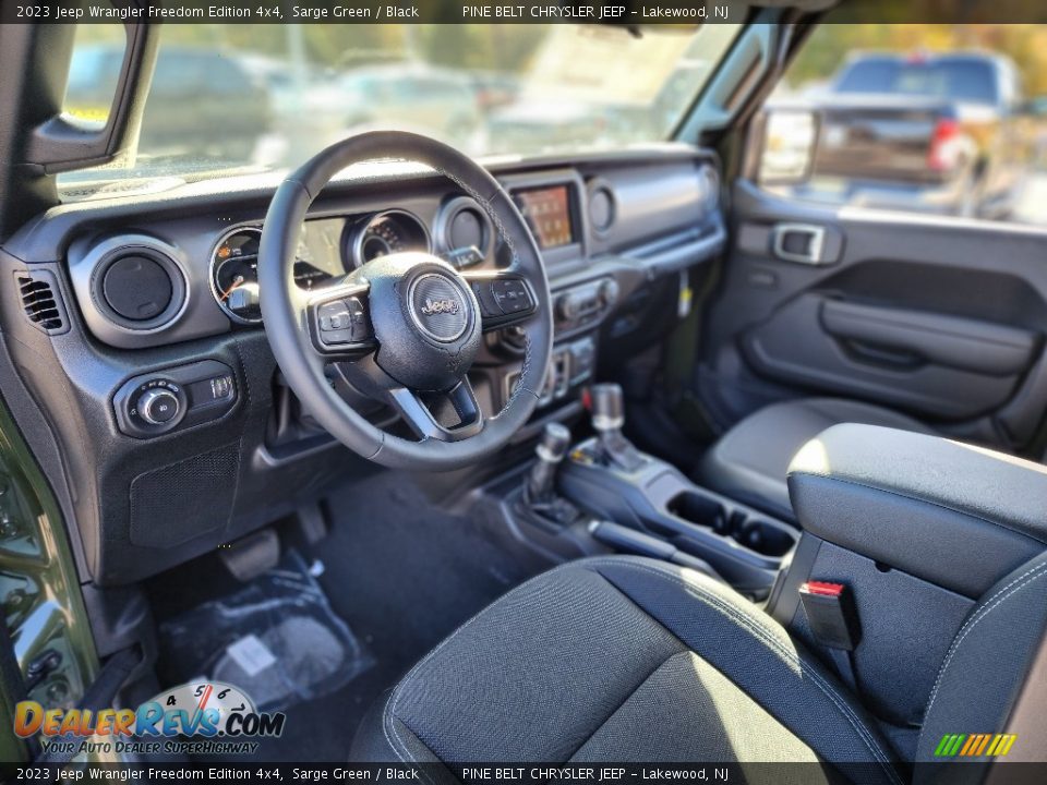 2023 Jeep Wrangler Freedom Edition 4x4 Sarge Green / Black Photo #8