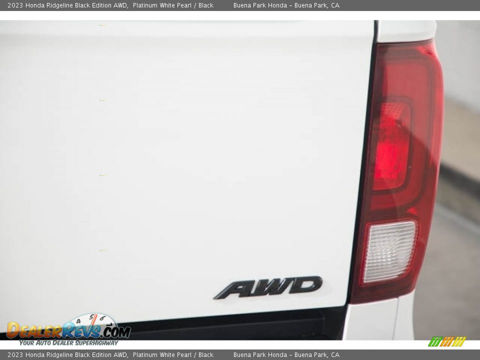 2023 Honda Ridgeline Black Edition AWD Platinum White Pearl / Black Photo #8