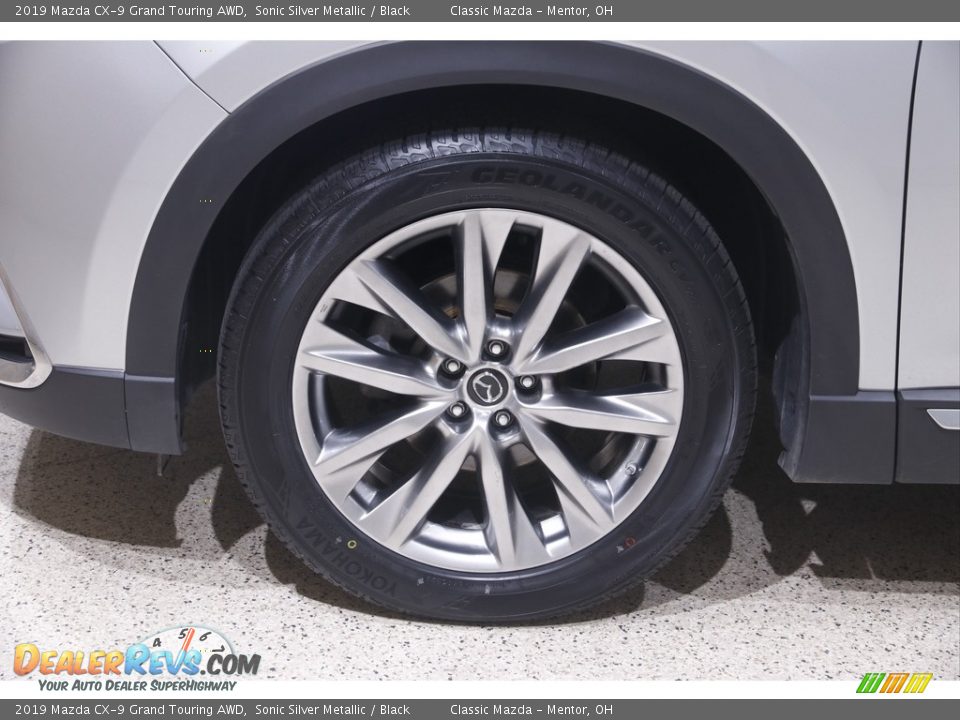 2019 Mazda CX-9 Grand Touring AWD Sonic Silver Metallic / Black Photo #22