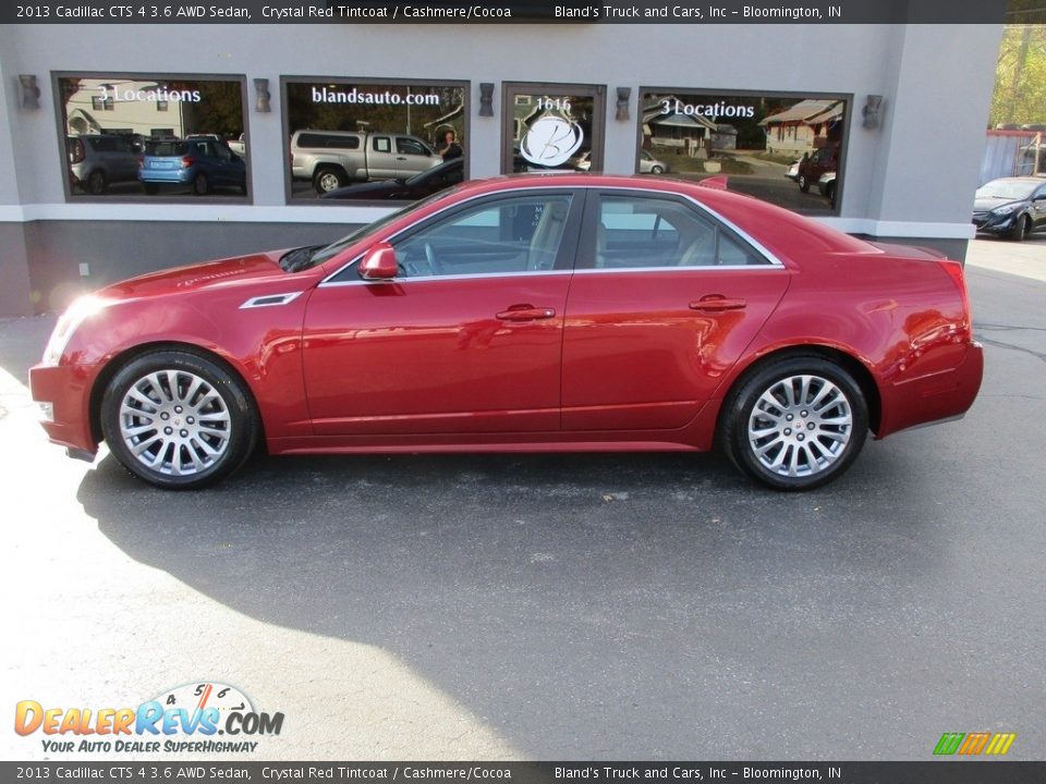 2013 Cadillac CTS 4 3.6 AWD Sedan Crystal Red Tintcoat / Cashmere/Cocoa Photo #1