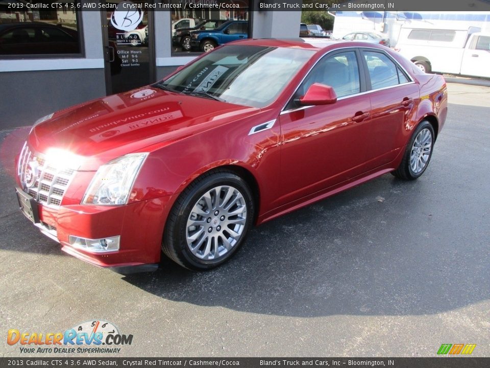 2013 Cadillac CTS 4 3.6 AWD Sedan Crystal Red Tintcoat / Cashmere/Cocoa Photo #2